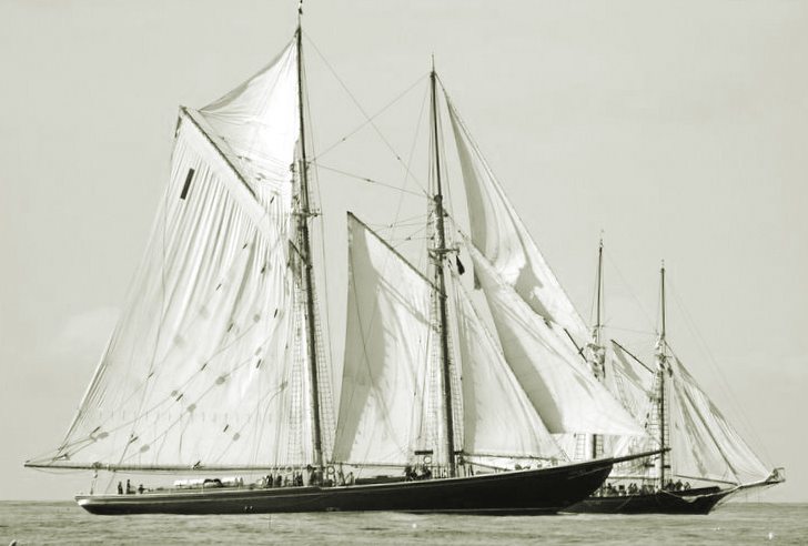 The Bluenose Schooner, owned and captained by Angus Walters
