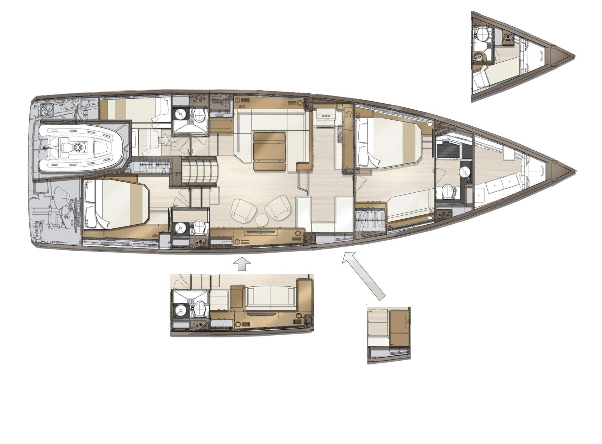 jeanneau 60 interior specifications