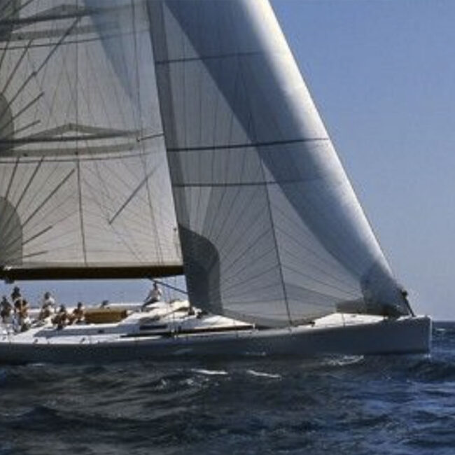 racing sailboat