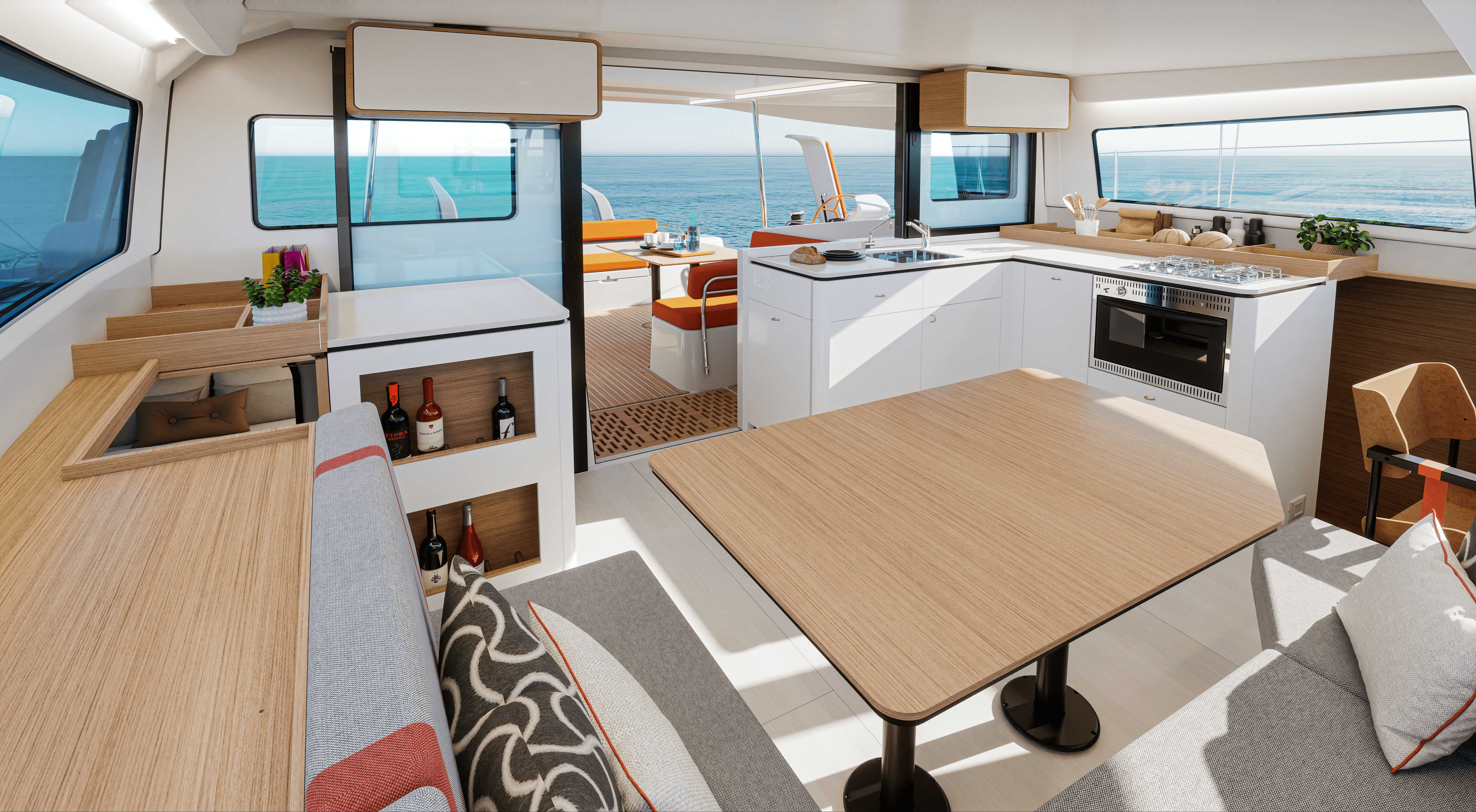 luxury-catamaran-interior luxury catamaran interior