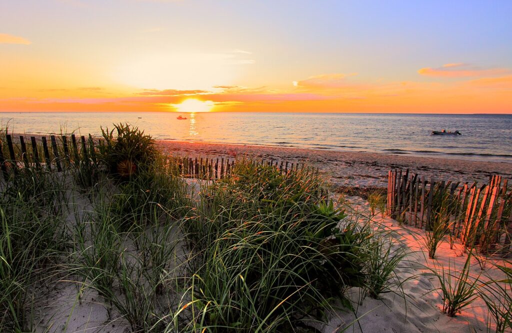 Sunset on Cape Cod Bay