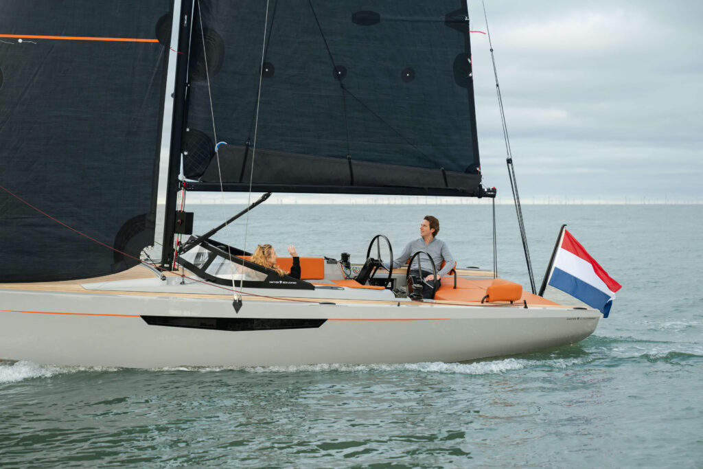 Saffier SE 28 Leopard sailing in New England coastal waters